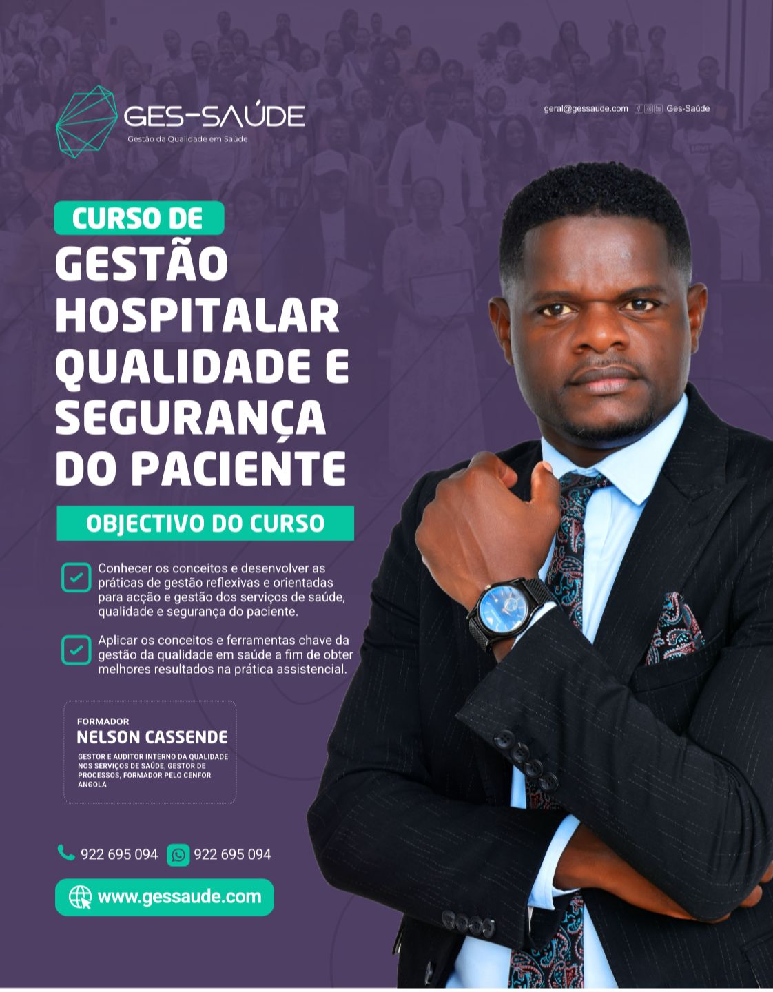 Curso de Gestão Hospitalar Qualidade e Segurança do Paciente